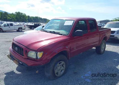 2001 Toyota Tacoma Base V6 from USA, damaged, VIN 5TEHN72N11Z868967